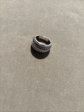 Lia Sophia Sterling Silver Beaded Statement Ring